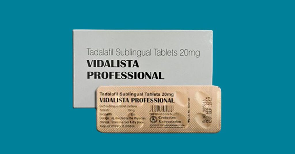 Benefits of Vidalista Professional 20 mg